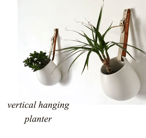 vertical hanging planter