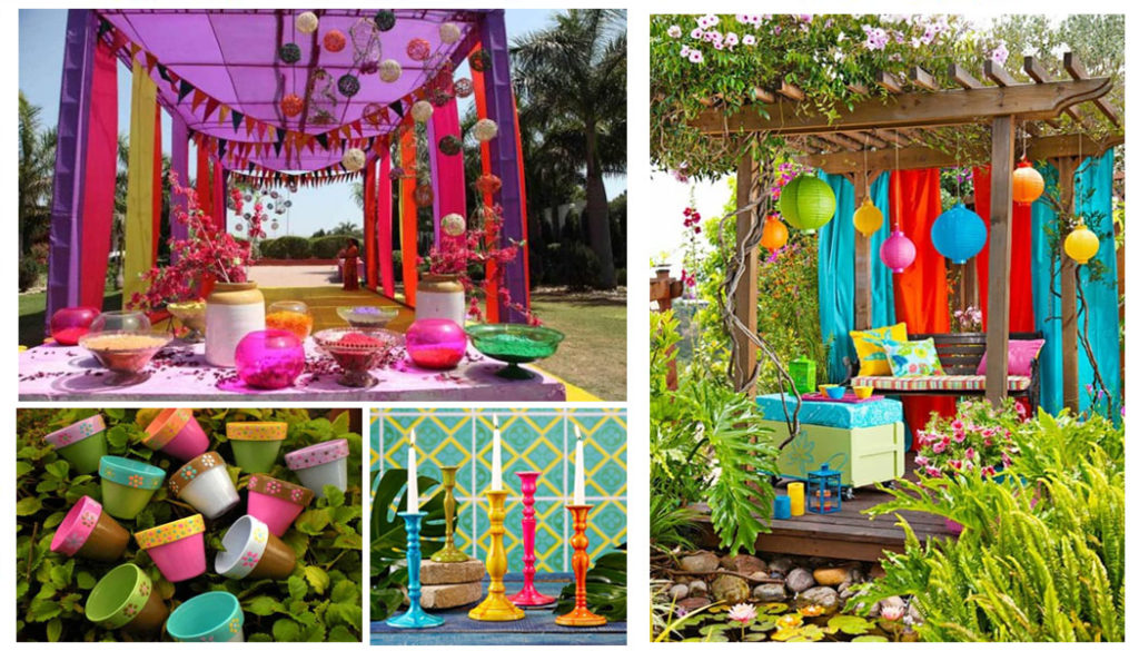 beautiful patio then Holi means more decoration by Mads Creations