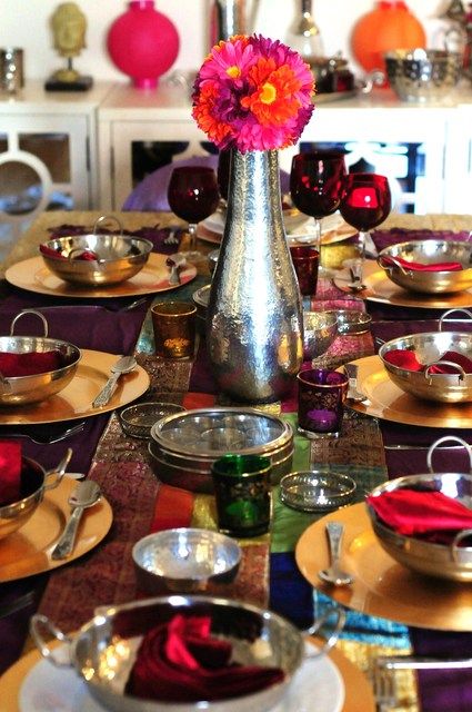 festive tablescapes for diwali decor