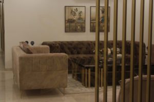 Luxury brown sofa