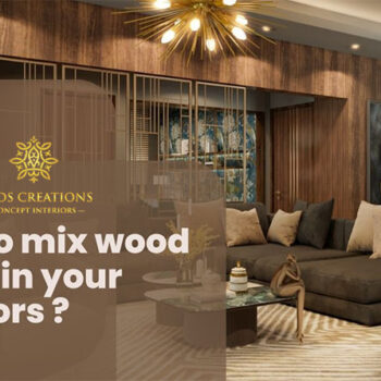 mix wood tones in your interiors like a designer